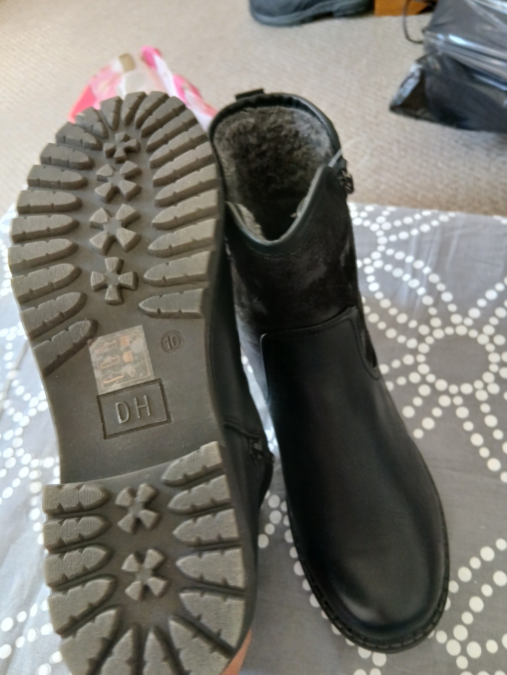 Denver Hayes Black Women's Waterproof Winter Ankle Boots